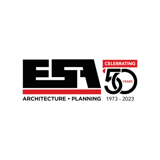 Logo of ESA : Eric Smith Associates, experts in architectural and planning services