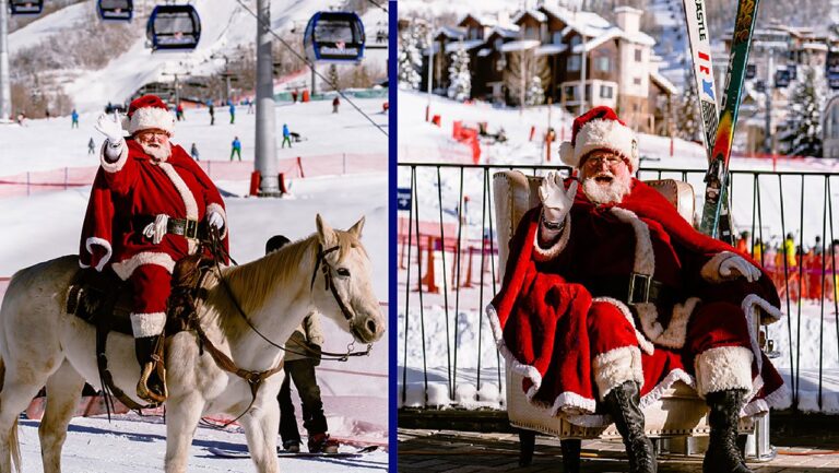 Santa on a horse