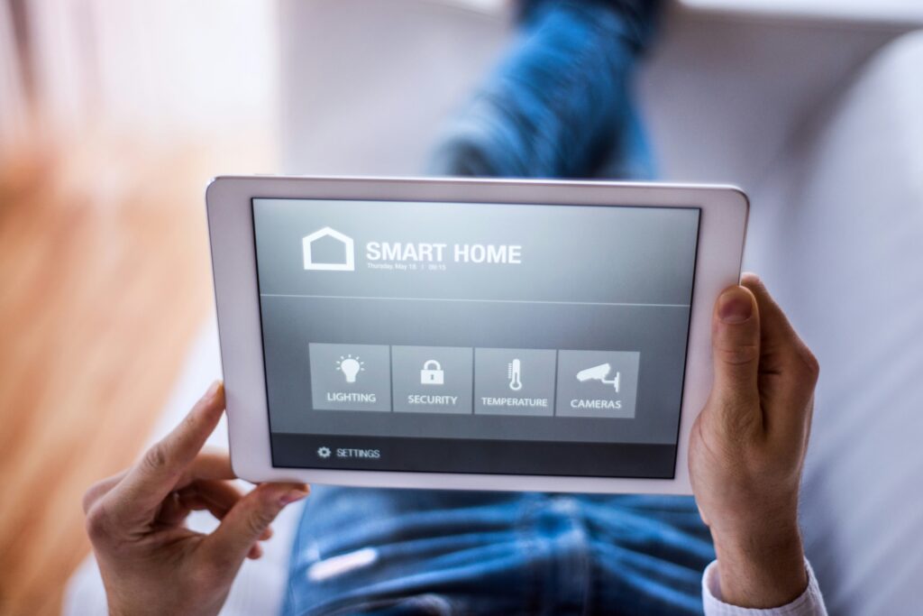 A smart home tablet