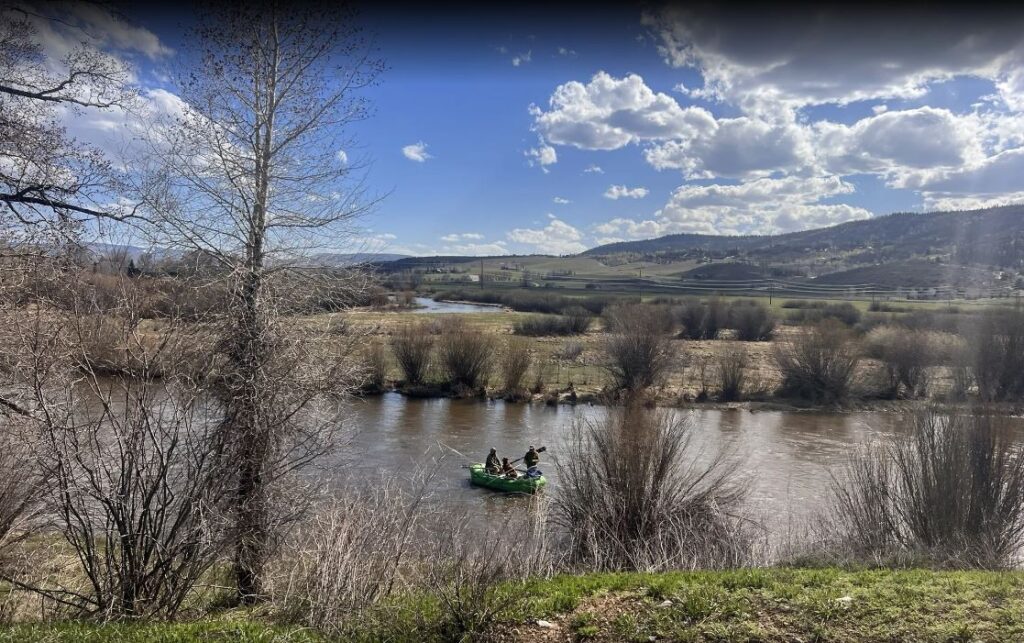 Kayakers on the Yampa River