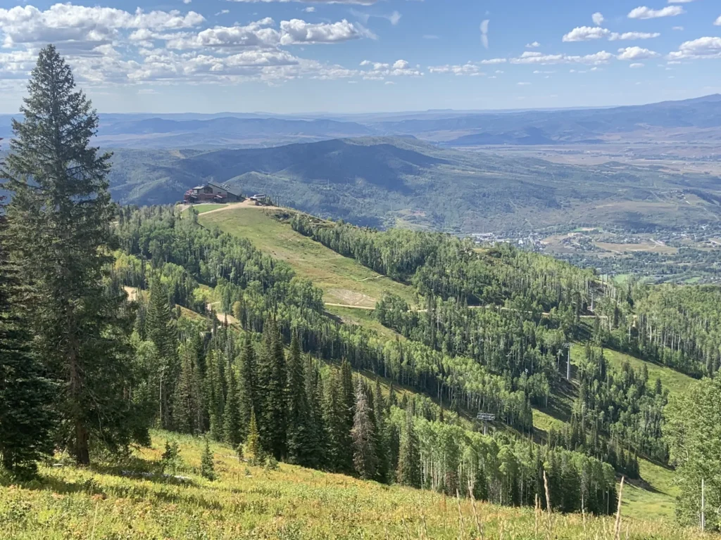 A summer view from Storm Peak