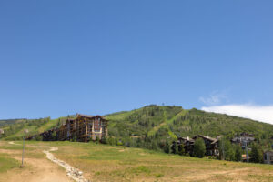 Steamboat resort base in the summer